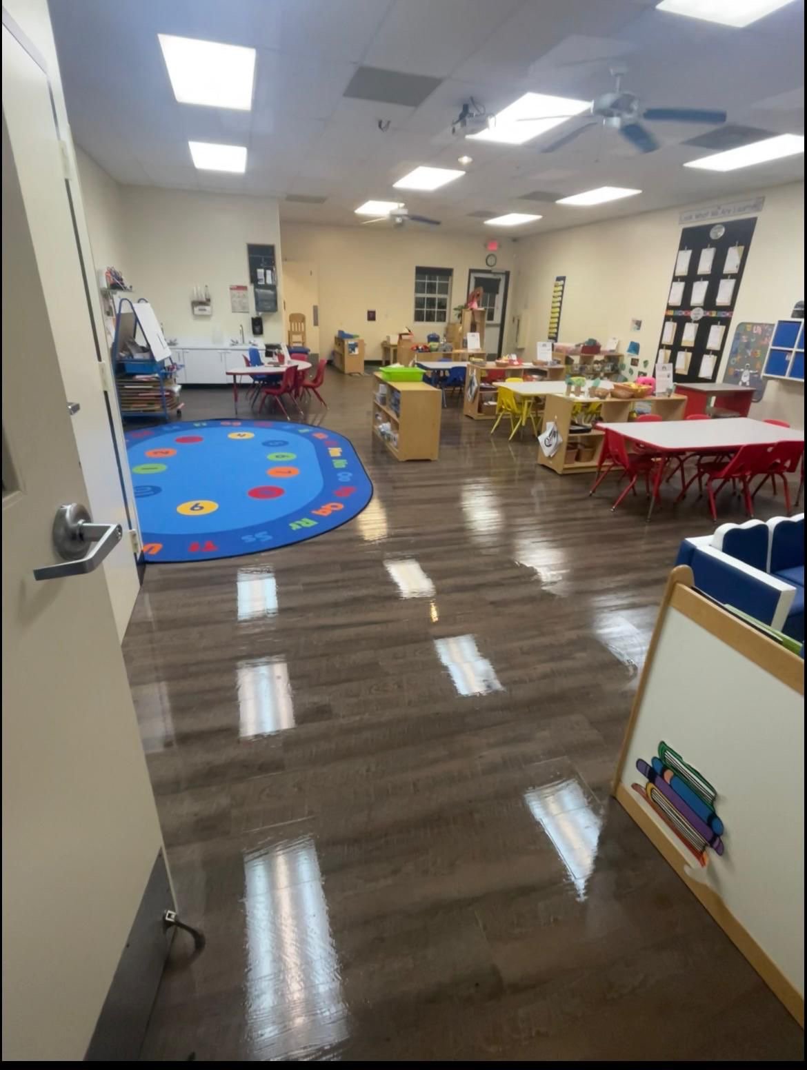 Welcoming common living spaces professionally cleaned and organized